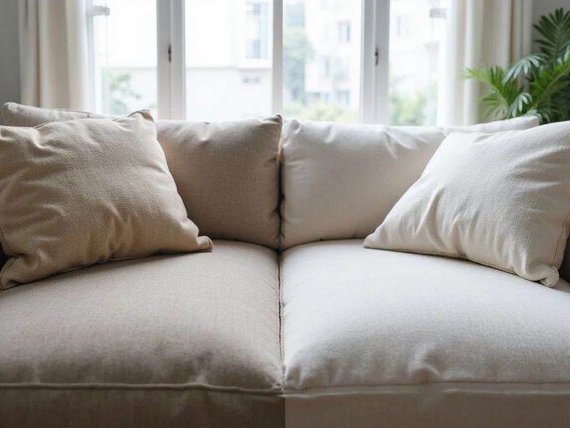 Sofa after extraction