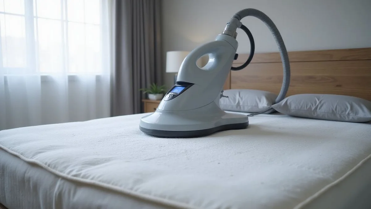 Mattress extraction in Malaysian bedroom