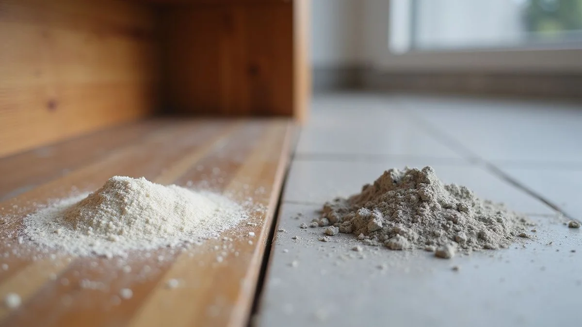 Household vs construction dust particulate